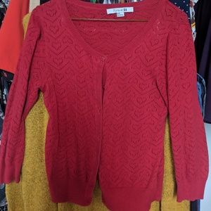 Forever 21 Heart Cardigan size Medium